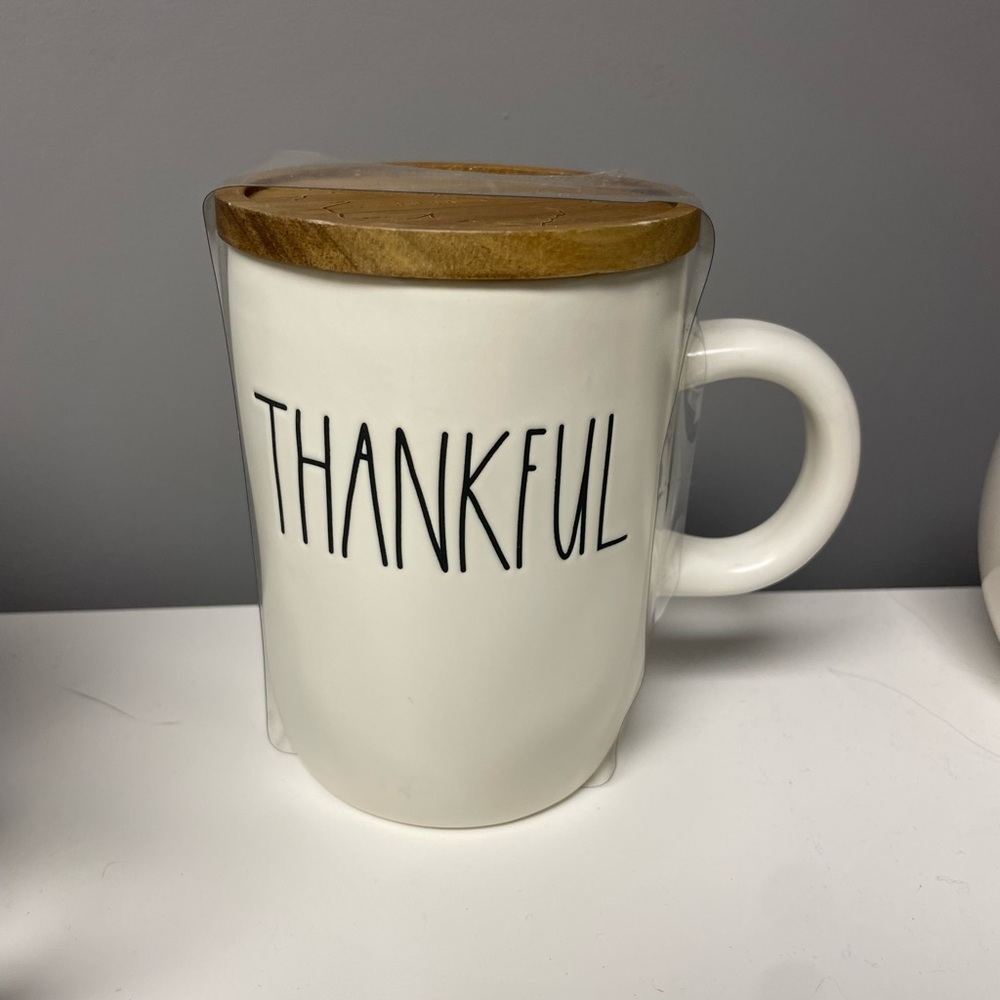 Rae Dunn thankful mug new